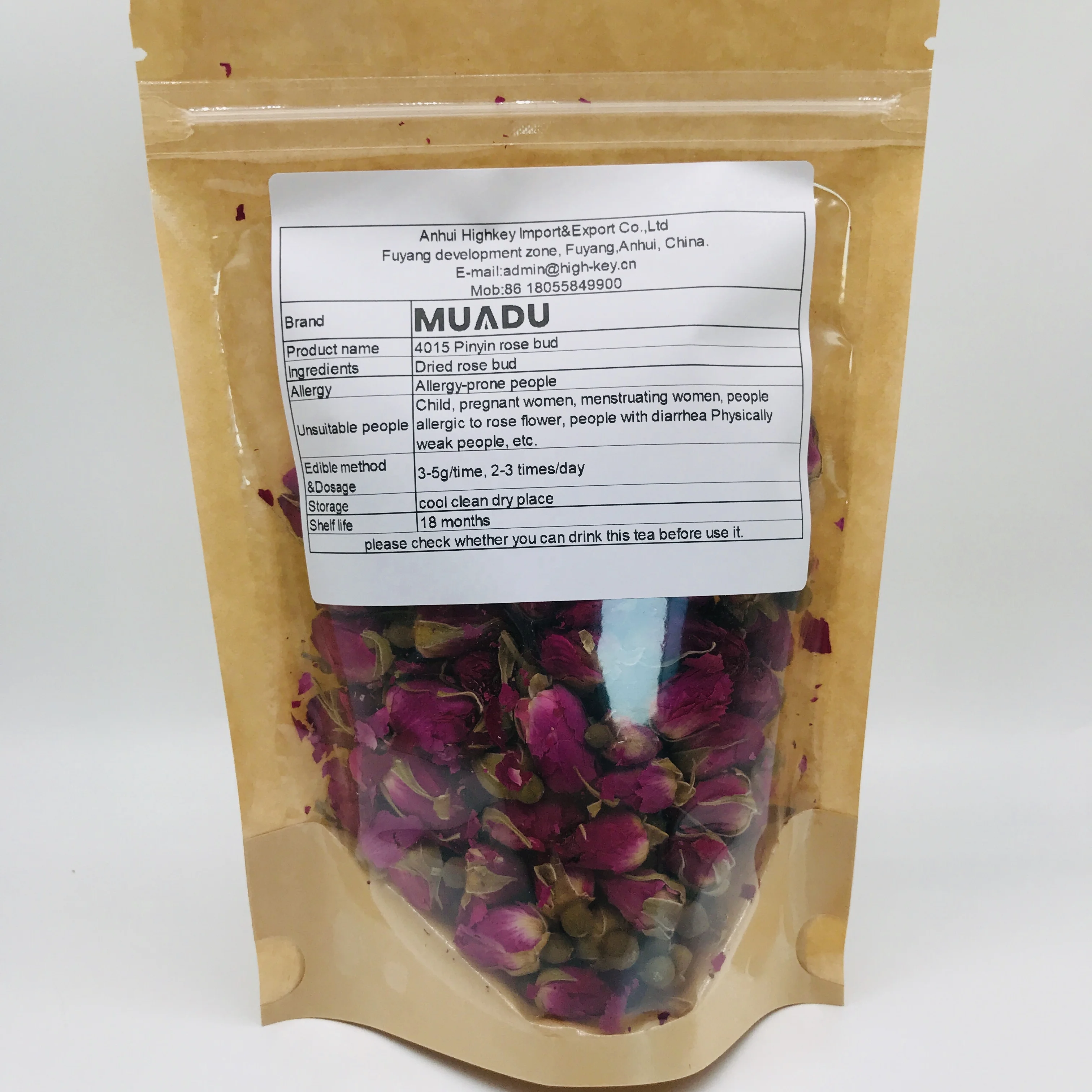 4015 Ping Yin Mei Gui High Quality Dried Flower Pingyin Rose Bud Tea