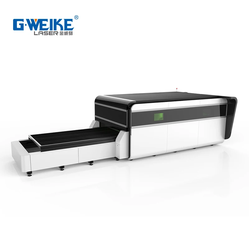 OEM customizable Gweike 3015 enclosed fiber laser cutting machine For sheet Metal Aluminium iron stainless steel
