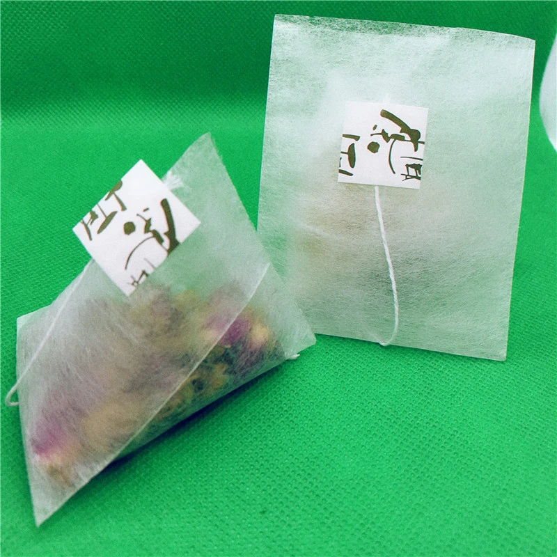 Triangle Shape Nature Corn Fiber Biodegradable Empty Pyramid Tea Bag