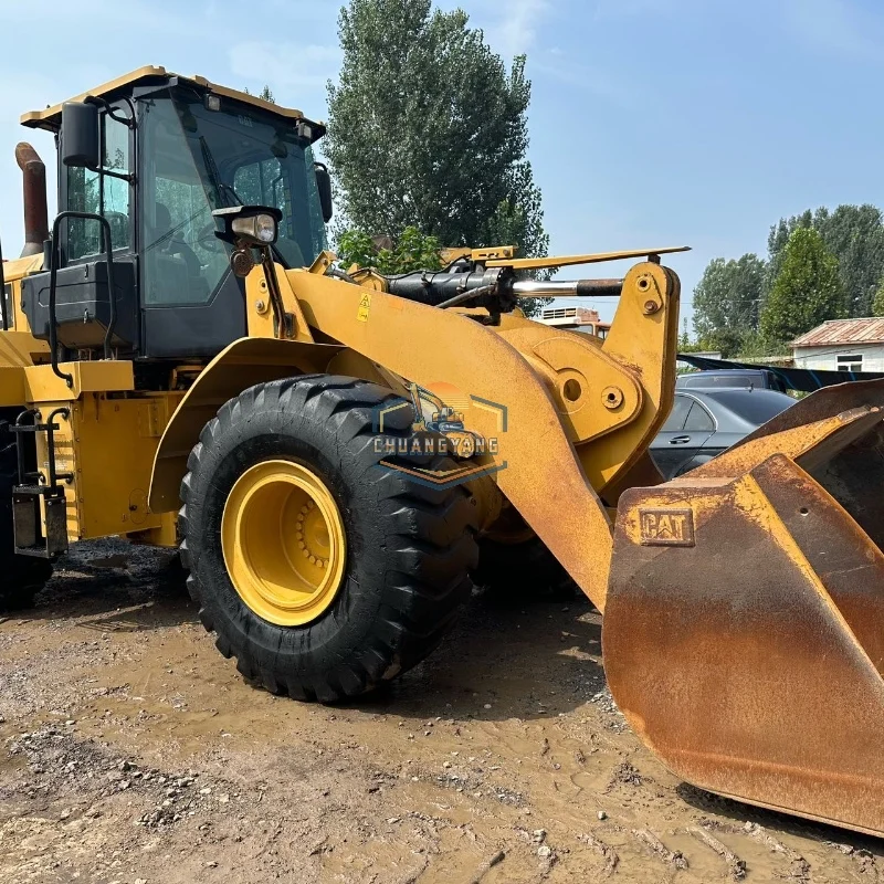 Used Caterpillar 950GC 966H 950H Wheel Loader Original Cat Engine Kawasaki Various Scenarios Front Loader Construction Equipment