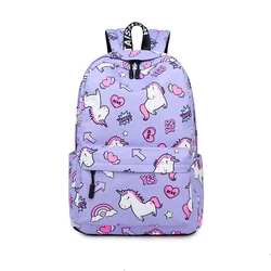 In stock RTS unicorn backpack kawaii comfortable student waterproof bag pack for girls