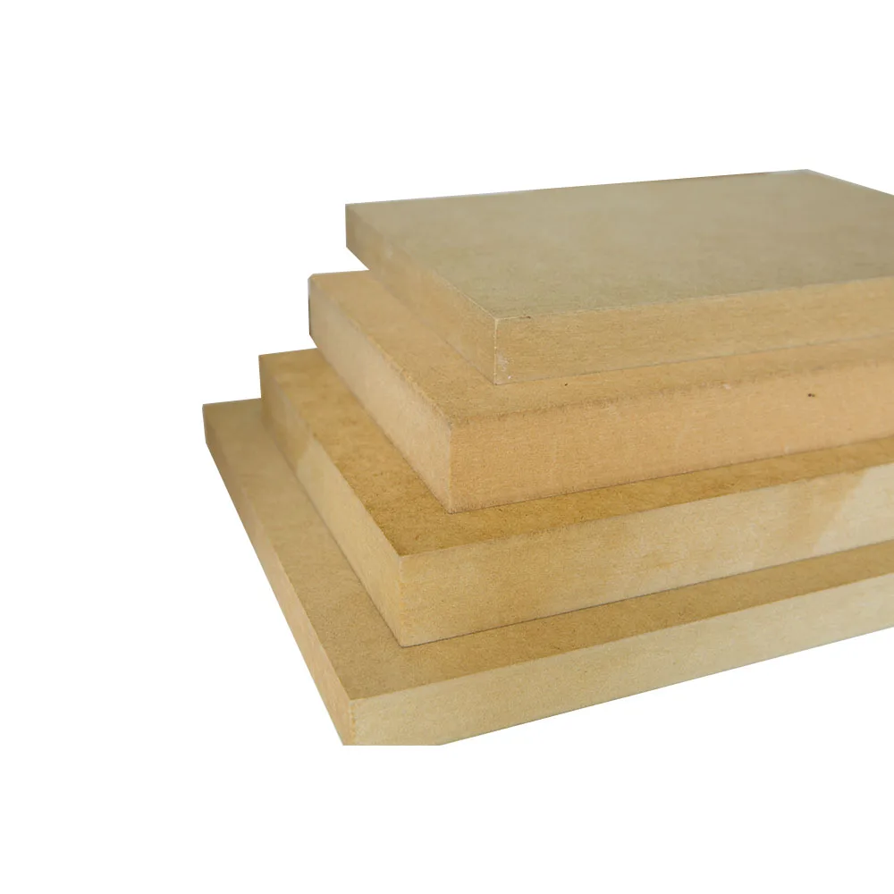 China Factory Export High Quality 18mm Solid Color MDF Melamine MDF Board For Liquor Cabinet/Melamine Coated MDF
