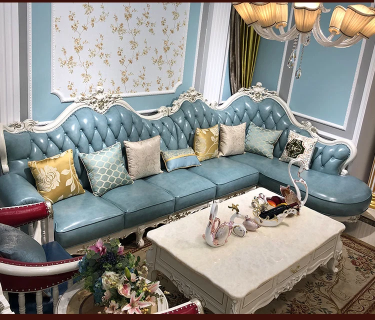 hotel germany living room wooden leather sofa design