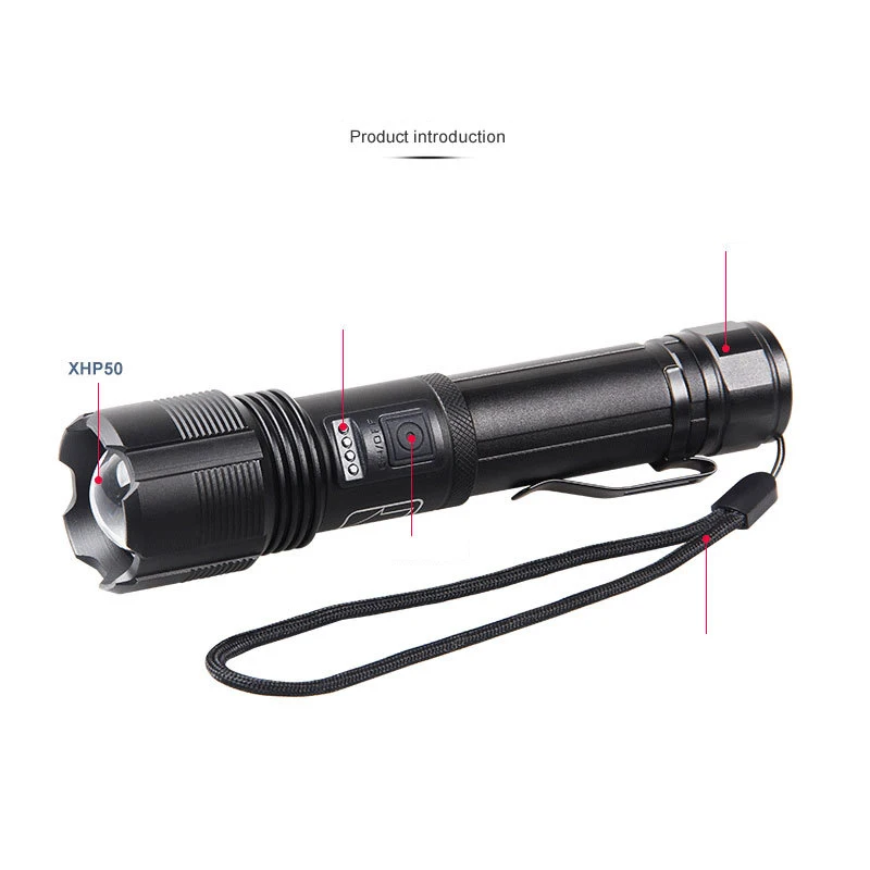 Super Bright Light Rechargeable Battery Emergency Manufacture