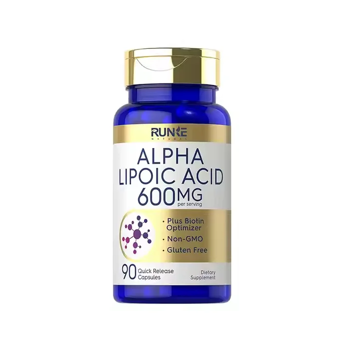OEM Hot Sale 600mg Alpha Lipoic Acid Thiogamma Capsules Dietary Supplement ALA Good for Health
