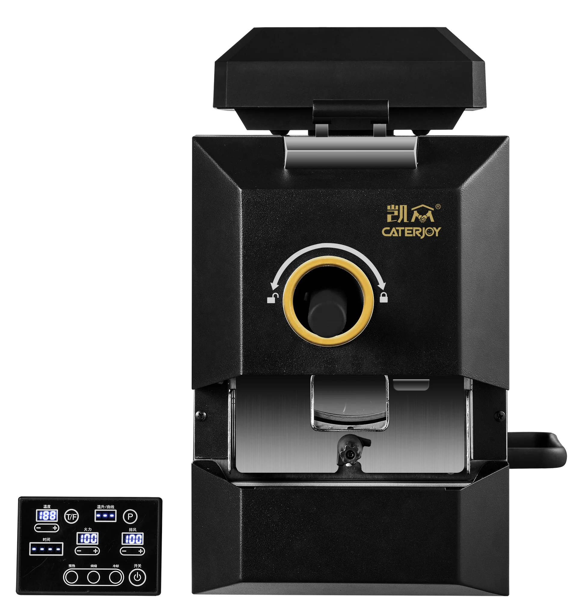Surewin Smokeless Electric home use easy operating coffee bean roasting small coffee roasting machines coffee roaster