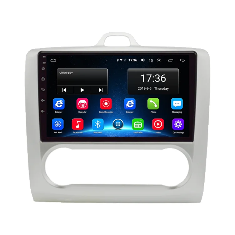 for ford focus 2007-2011 Android 9 car dvd 3G 4G WIFI Radio player video multimedia audio stereo gps navigation