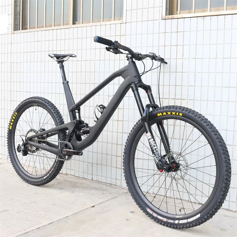 Горный велосипед 29er Boost AM полностью подвесной T1000 Toray 148 мм 12 Скоростей SXL M7100 карбоновый горный