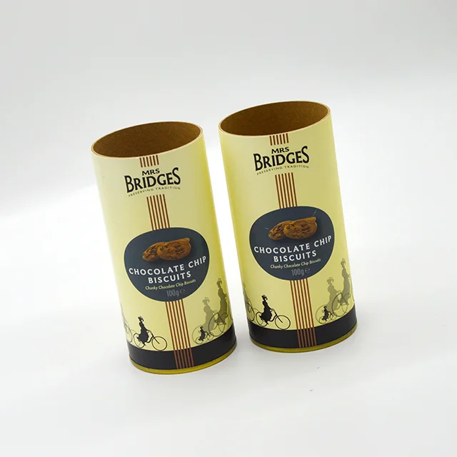 Eco friendly cardboard packaging boxes paper tube packaging for wheat flour