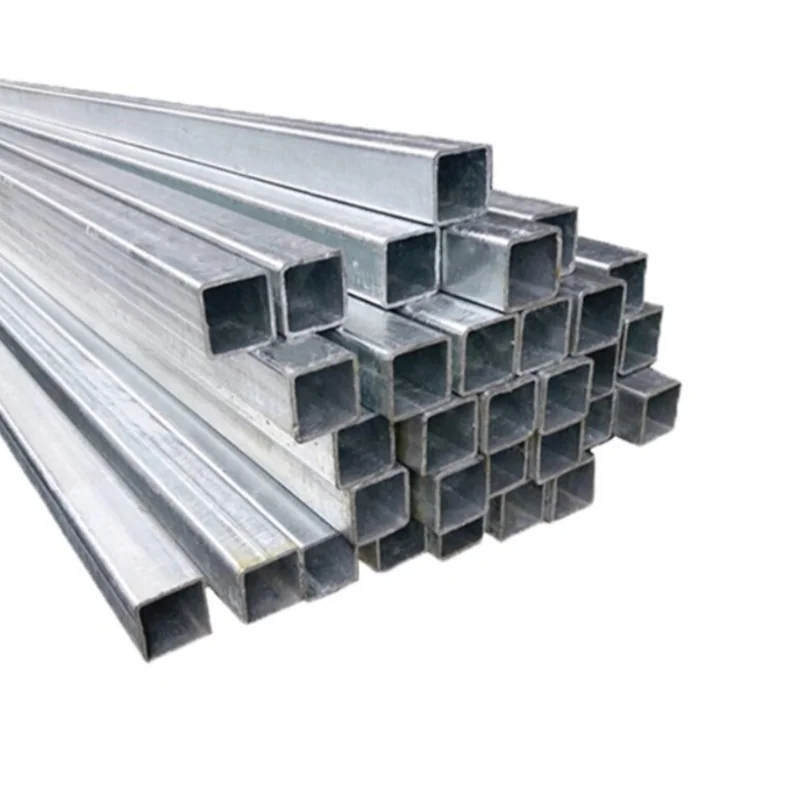 Factory Direct Sales 40x40x2.5 mm Galvanized Steel Square Tube Greenhouse Structure High Quality Galvanized GI Tube