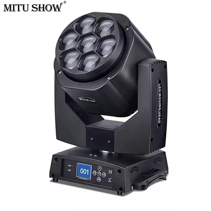 Легкая установка Mitushow 7x15 Вт пчелиный глаз мини-панель светящаяся движущаяся головка для диджея диско ночного клуба бара