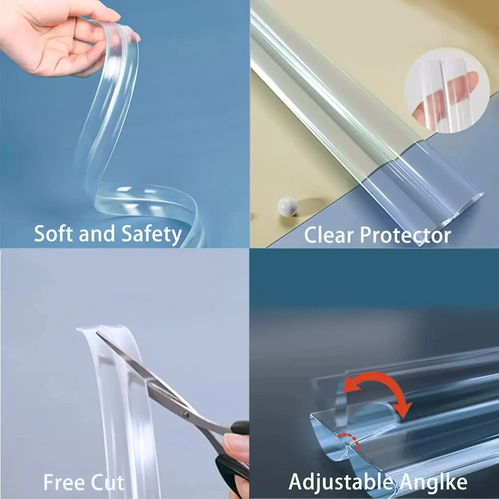 Soft Baby Proofing Corner Guards & Edge Protectors Table Corner Protector, Child Safety Furniture Bumper, Sharp Corner
