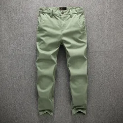 Windproof Winter Add Wool Warm Men Trousers Casual Pants With Pocket