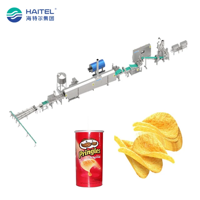 Hot selling automatic machinery to make pringles potato chips machine production line