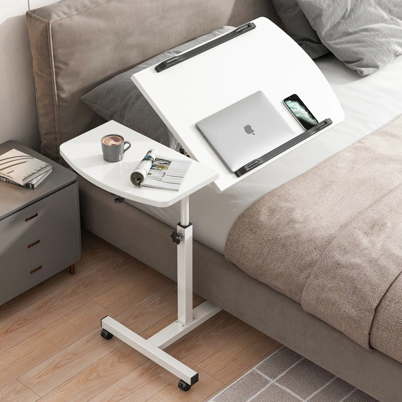 Bedside table removable simple table home student desk bedroom mobile lazy computer desk