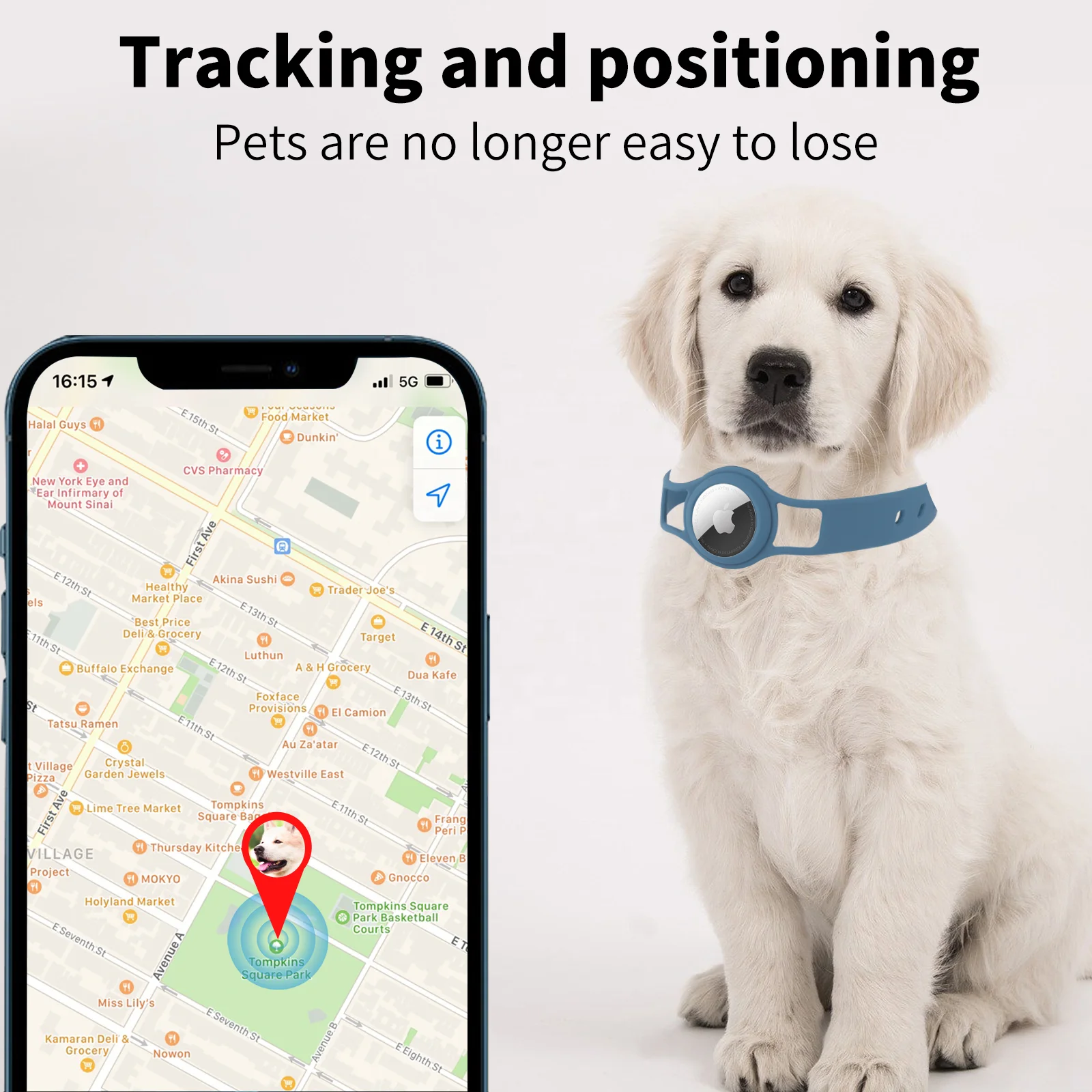 Оптовые горячо локатор GPS трекер для airtag чехол ПЭТ силиконовый защитный подходит airtags собака apple
