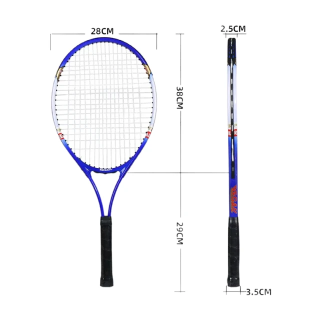 Hot selling low price famous brand design your own aluminum alloy tennis racket youth tennis racket