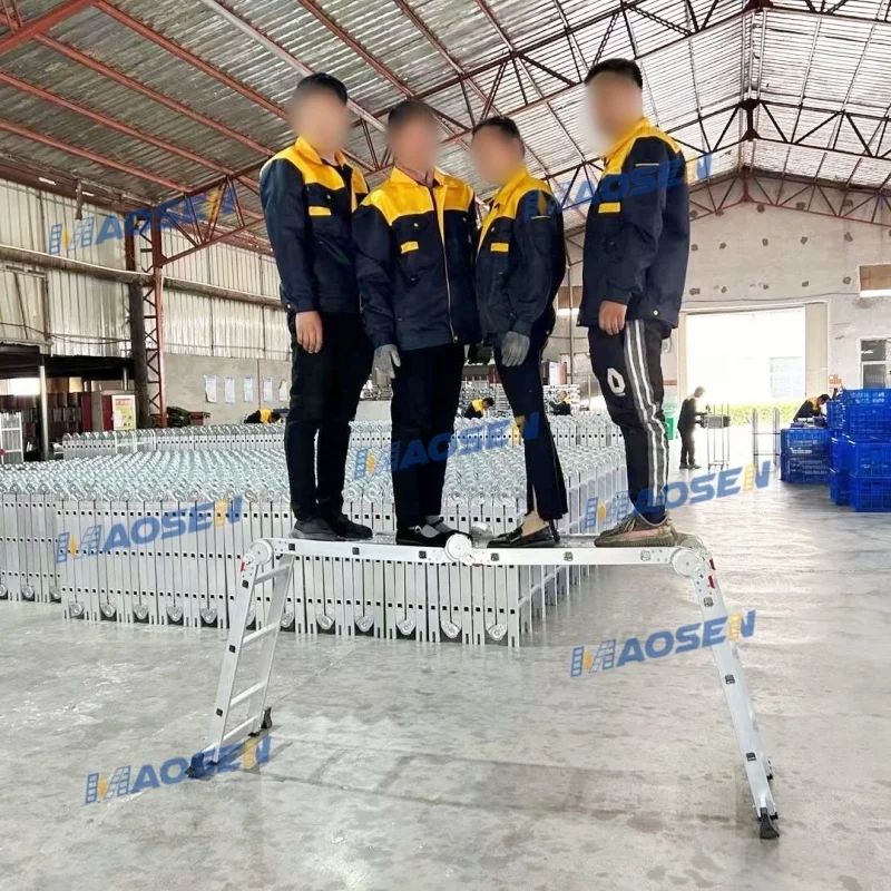 Aluminium Multipurpose ladder with CE Approval
