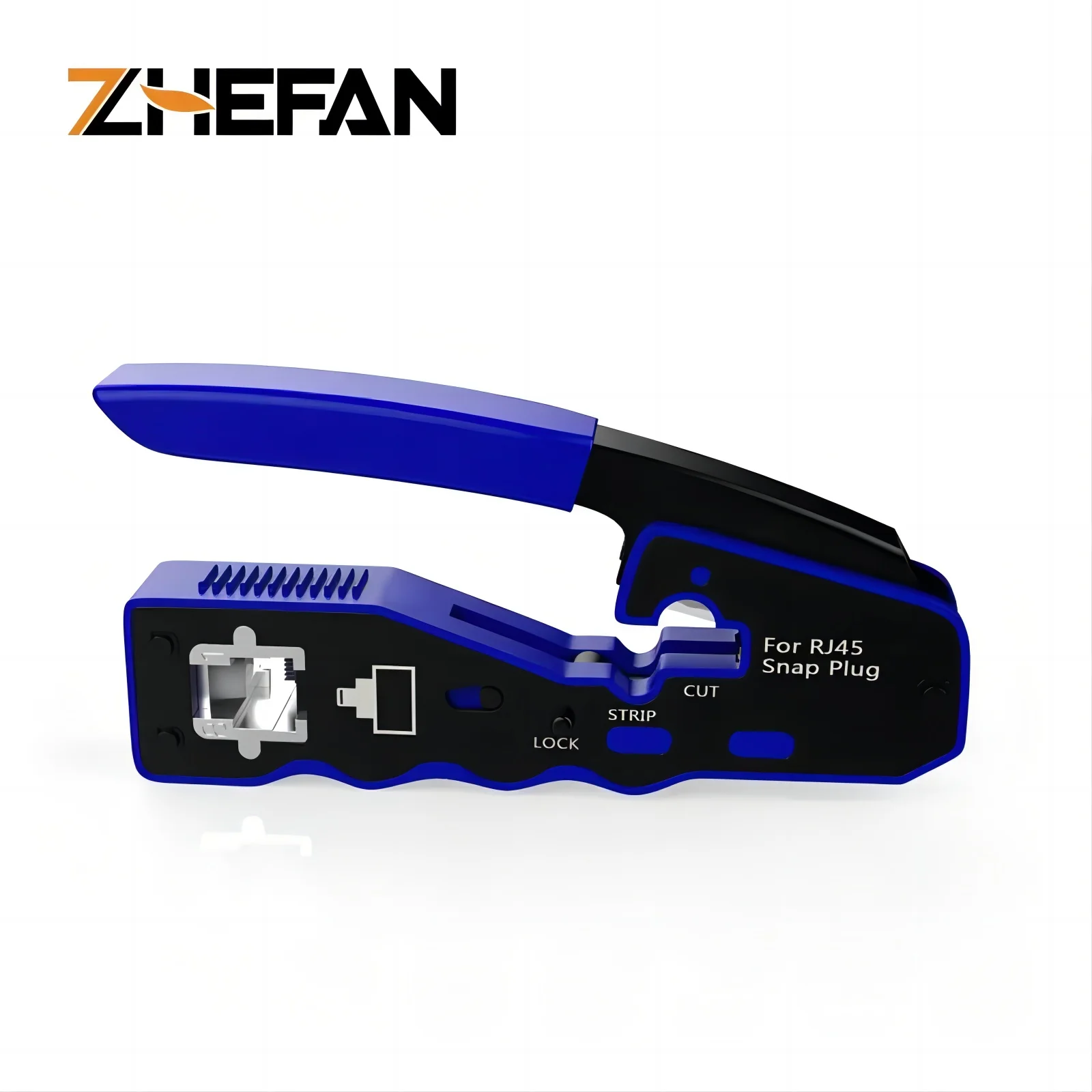 ZHEFAN Multifunction Rj45 Crimper Cat5e Cat6 Rj45 Connector Pliers Crimping Tool 8p Hand-held Network Cable Tool