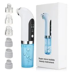 Ultrasonic Skin Scrubber Black Dot Remover USB Blackhead Remover Pore Vacuum Skin Care Acne Pore Cleaner Removers