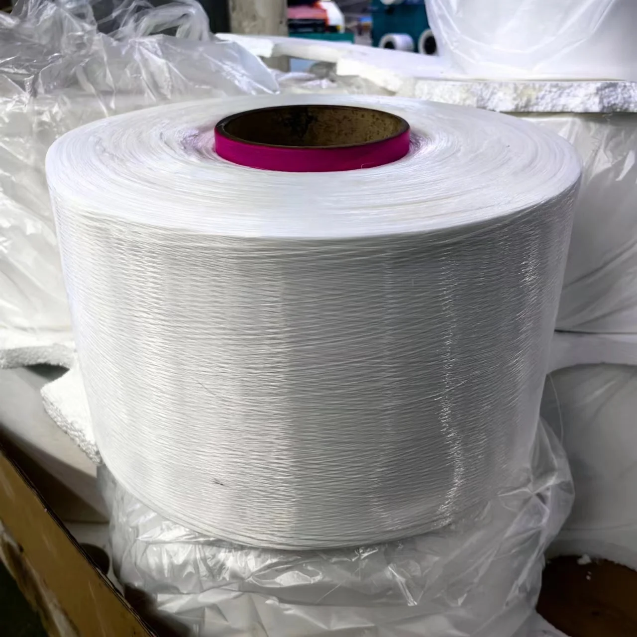 Hot sale 100% nylon 6 FDY mother yarn 240D/12F filament yarn semi dull mother yarn for weaving factory price