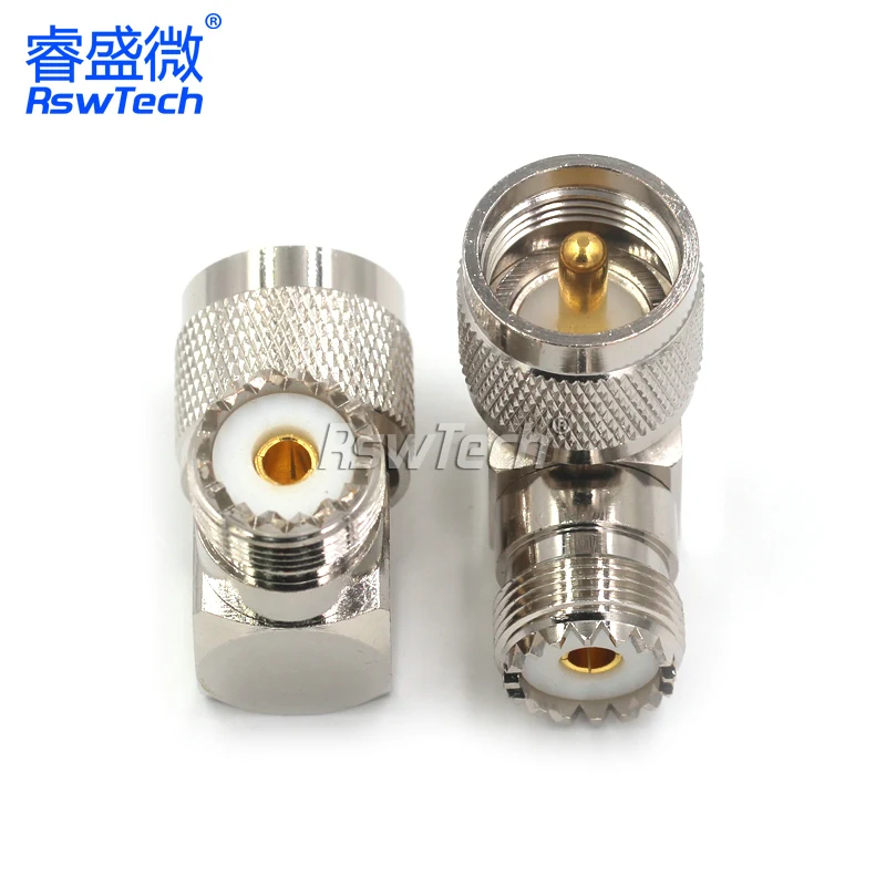 UHF-KJW chogori male female for branch cable solar Magnetic Pogo Pin UHF female to angle male Connector