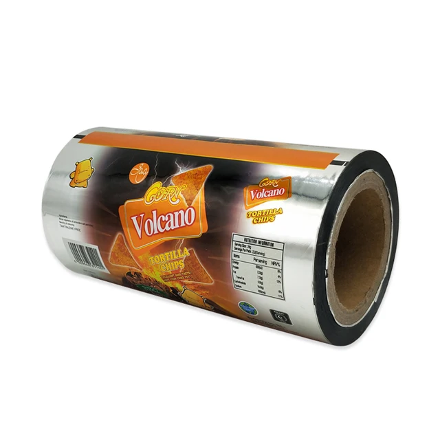 Food Grade Custom Print OPP/CPP Packaging Film Roll Snack Chips Wrap Plastic Laminated Film