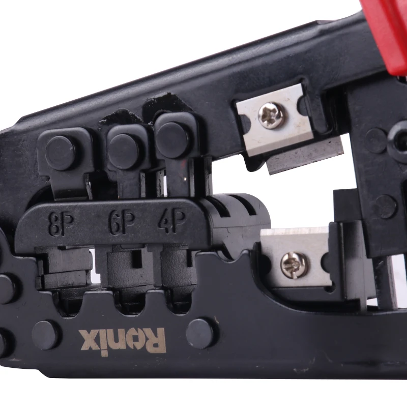 Ronix in stock RH-1831 SK-5 A3 steel Heavy duty Multifunction Network Cable Hand Crimper modular plug crimper plier with tester