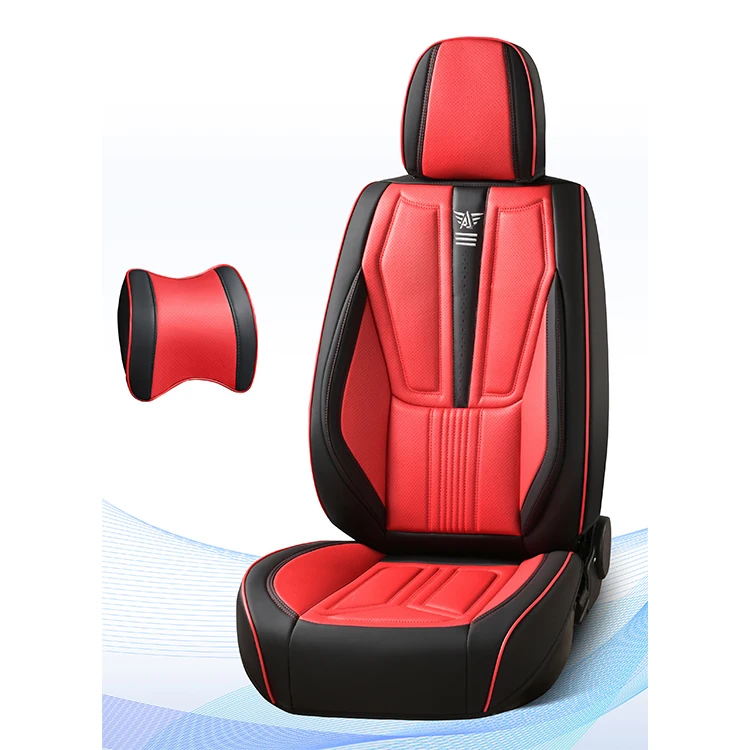 Marcan Hot Sale 2024 Leather waterproof Universal Car cushion Four Seasons Fashion Design Custom Car Seat Cover Full Five Seats