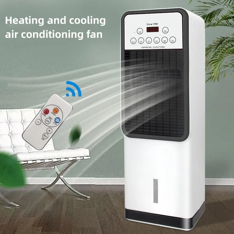 YD0780 air cooler rechargeable standing fan high quality stand fan plastic cold warm air chargeable standing fan