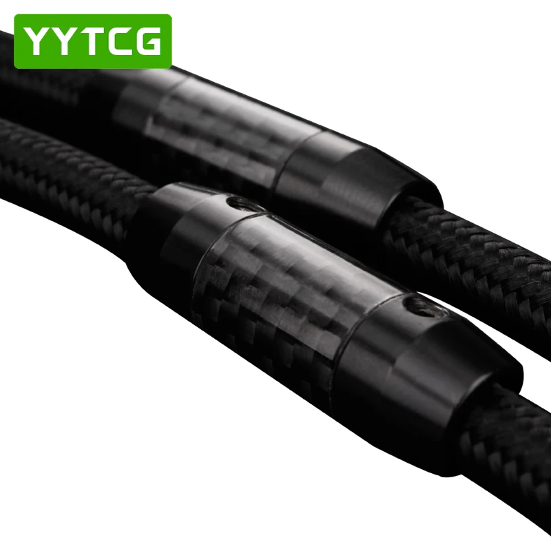  Высококачественный аудиокабель 2RCA 6N 99.9999% OFC штекер-штекер RCA для усилителя с позолоченным разъемом системы