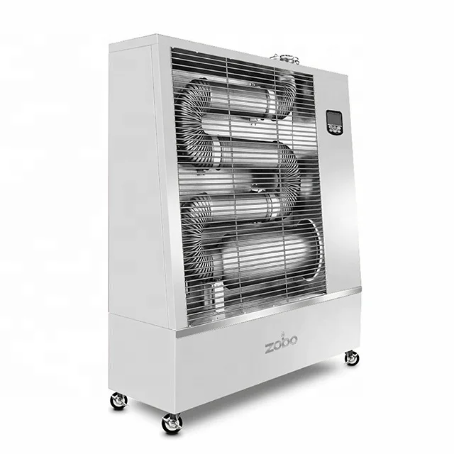 outdoor heated greenhouse infrared radiant fuel oil heater diesel/kerosene burners heaters with remote control