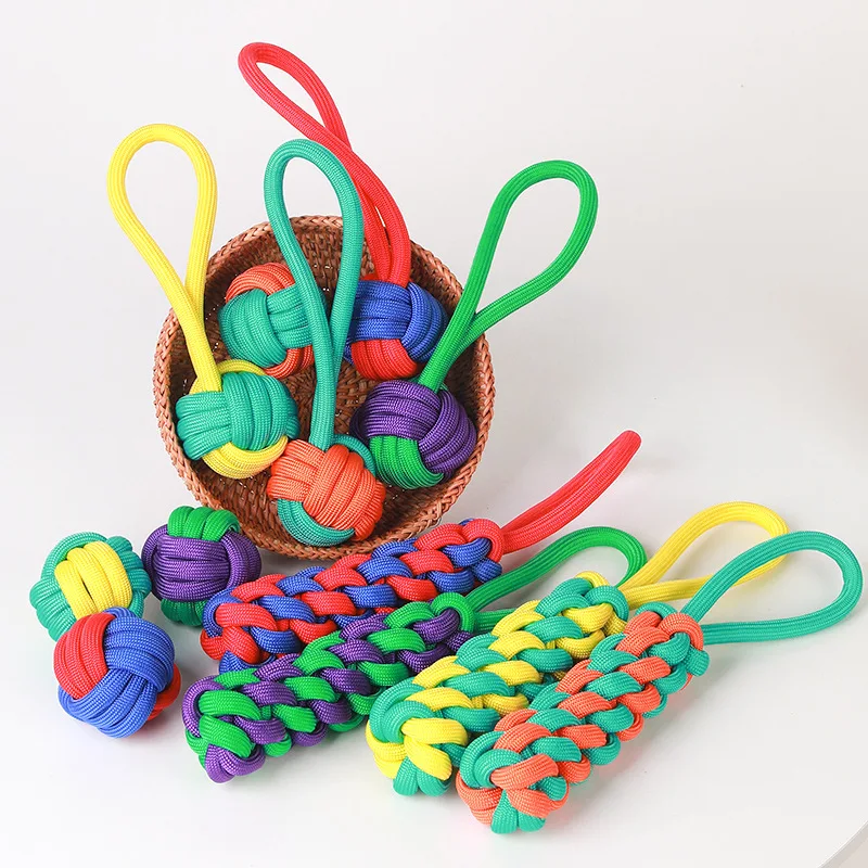 Knot RopeDurable cotton rope dog toys pack gift set Free assortment pet chew dog toy ring