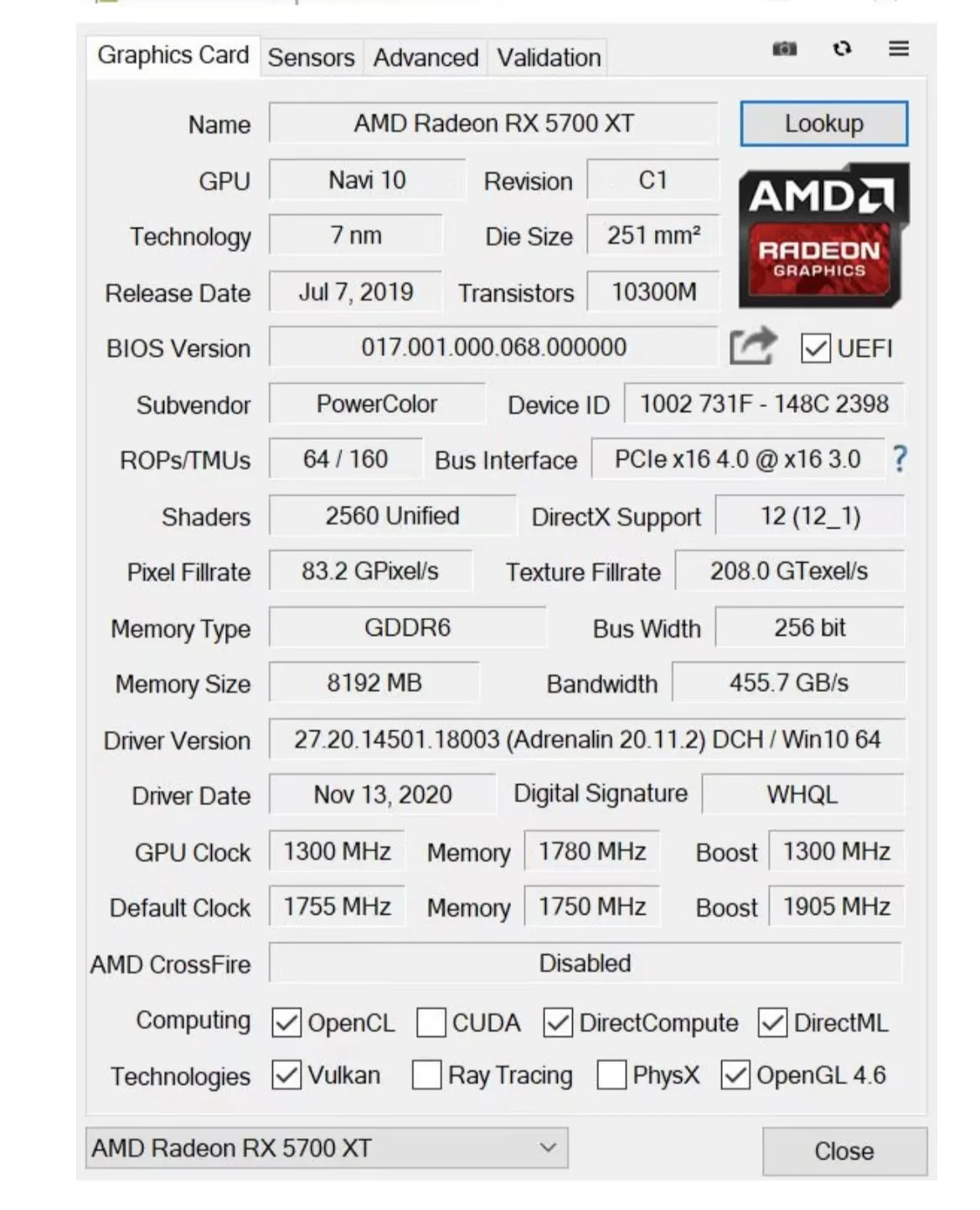 Игровая видеокарта AMD RX 5700XT 6600XT 6700XT 6800 6800XT 6900XT 6950XT Saphire Nitro