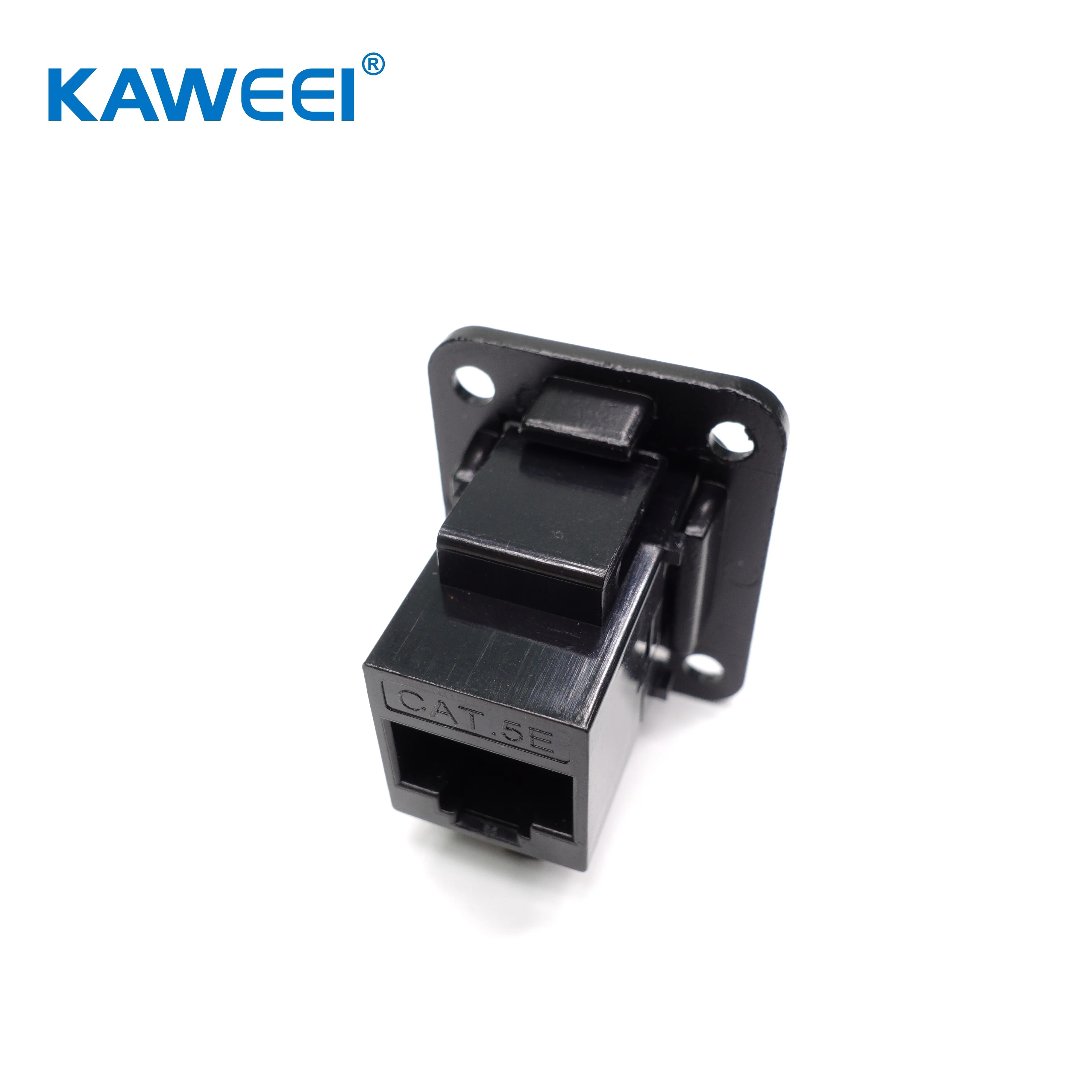 Waterproof Panel Mount Socket RJ45 Connector Cat6Cat5E