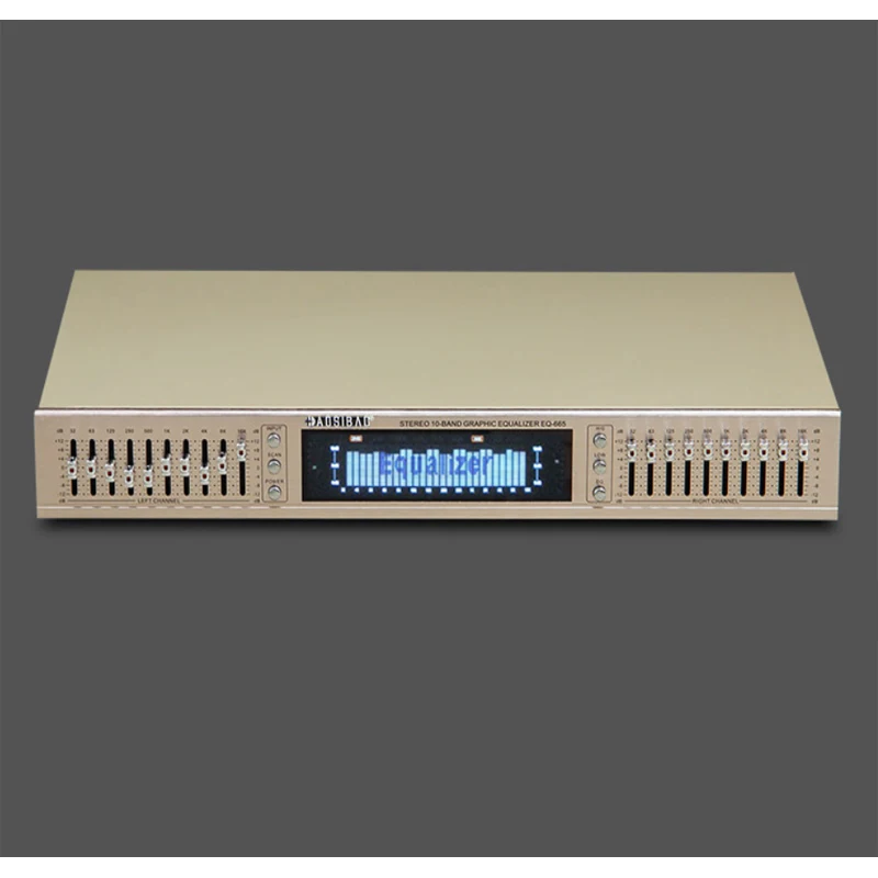 Эквалайзер KYYSLB EQ665 домашний высокочастотный Hi-Fi тюнер KTV предварительно стерео с высоким средним басом аудио эквалайзер