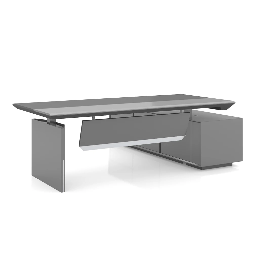 Smart home lift desk style Nordic white modern executive computer desk Remote control lift desk