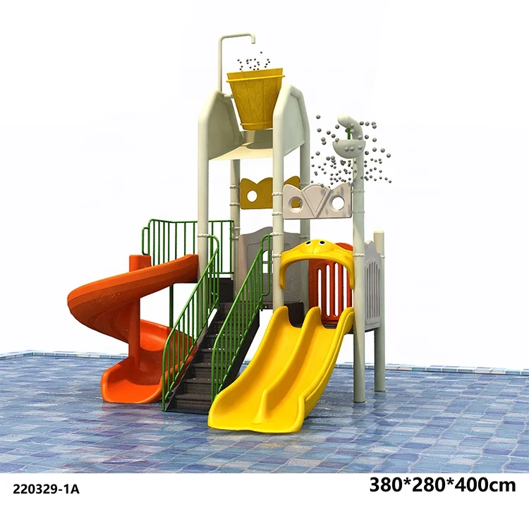 2024 China Manufacture Supply Water Amusement Park Swimming Pool Water Slide Water Playground for kids