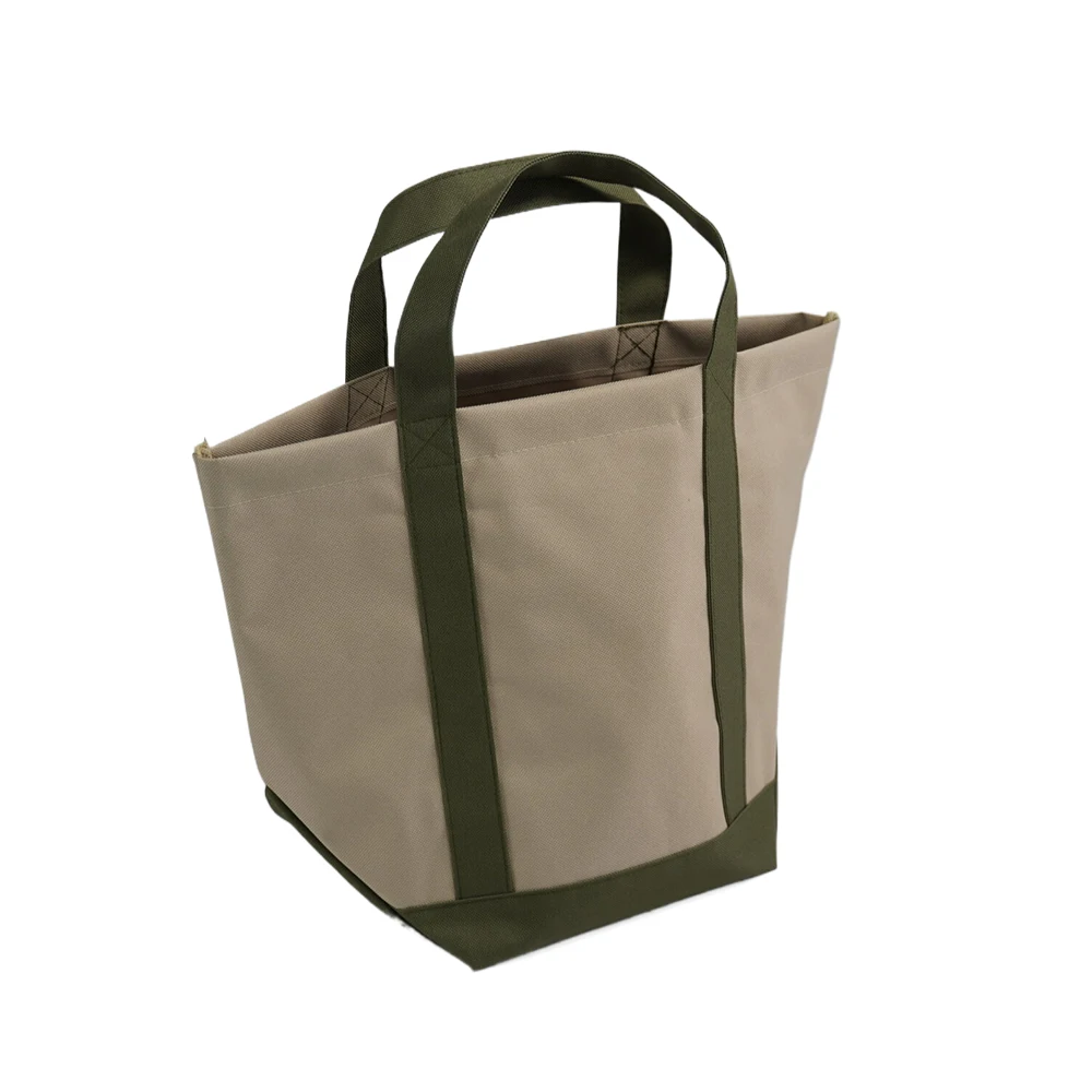 High Quality polyester 600D PVC tote shopping bag fashion hand bag