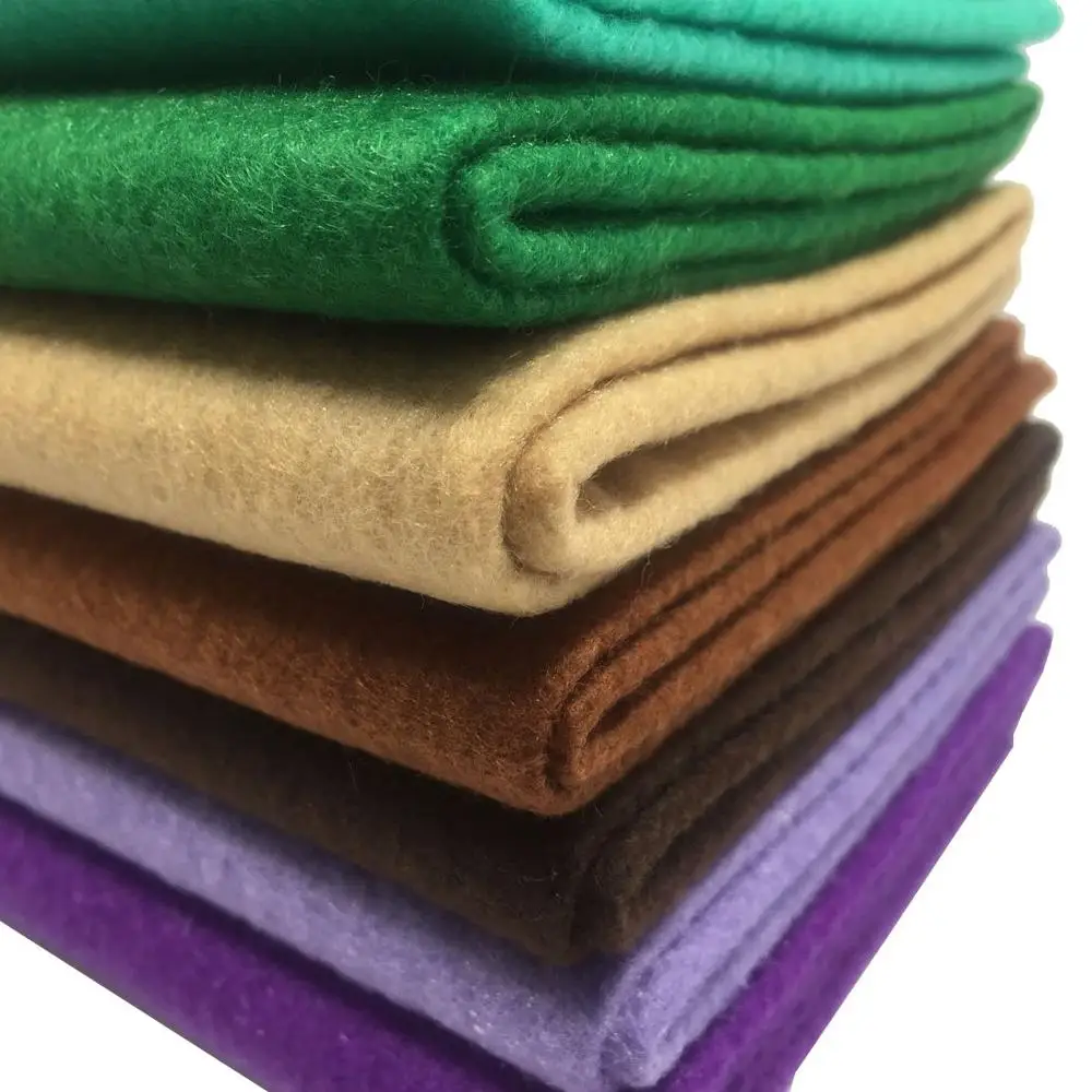 100% Melton Craft Bulk Felt Wool Fabric Sheets
