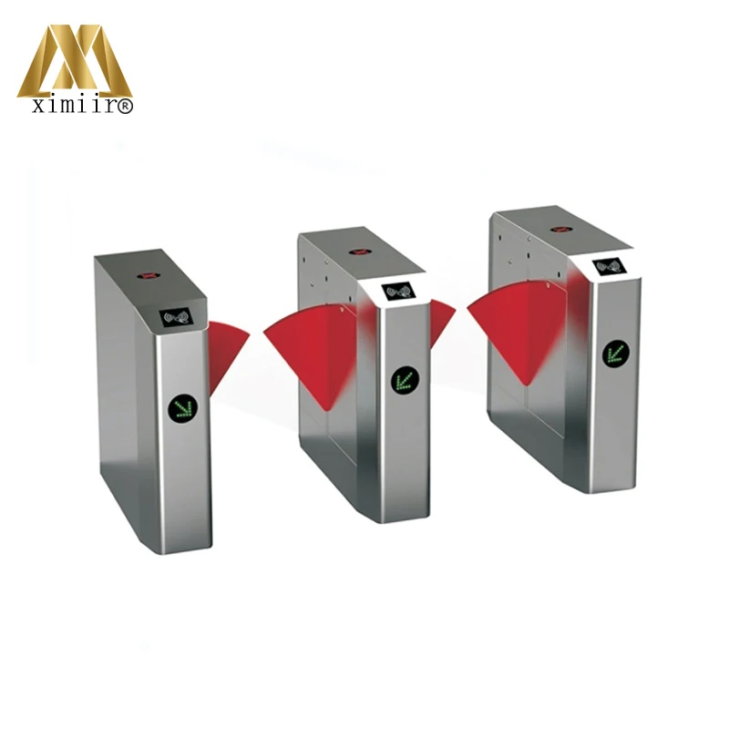 Flap Turnstile Hot Selling XIMI FT102 Gates Card Recognition Turnstile Flap Barrier Access