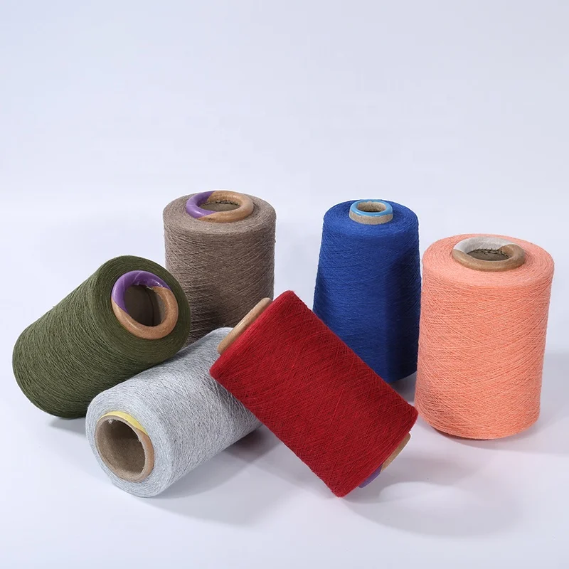 Big Capacity of Recycle Cotton Polyester Knitting Yarn