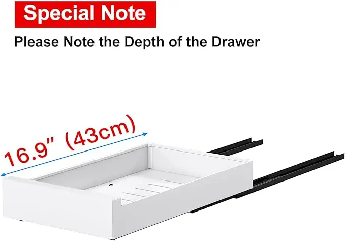 Pull Out Cabinet Organizer Expandable, Adhesive with Nano Film, Pull Out Drawers for Cabinets in Kitchen, Pantry or Bathroom