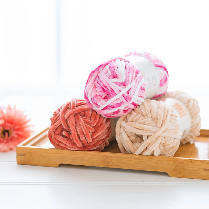  Лидер продаж Высококачественная плетеная вязальная пряжа Yarncrafts 100% полиэфирная