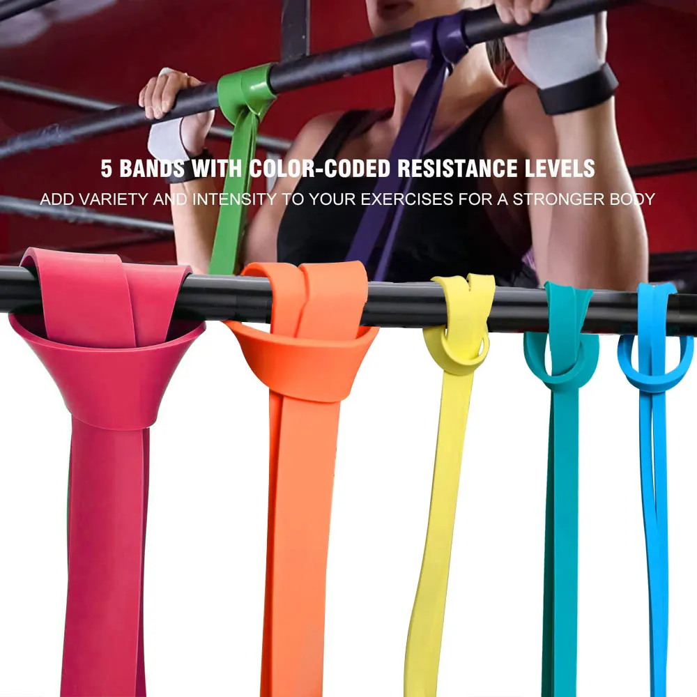 Silicone Resistance Bands Yoga Resistance Fitness Band Hip Training Multi functional Elastic Exercise Resistance Band
