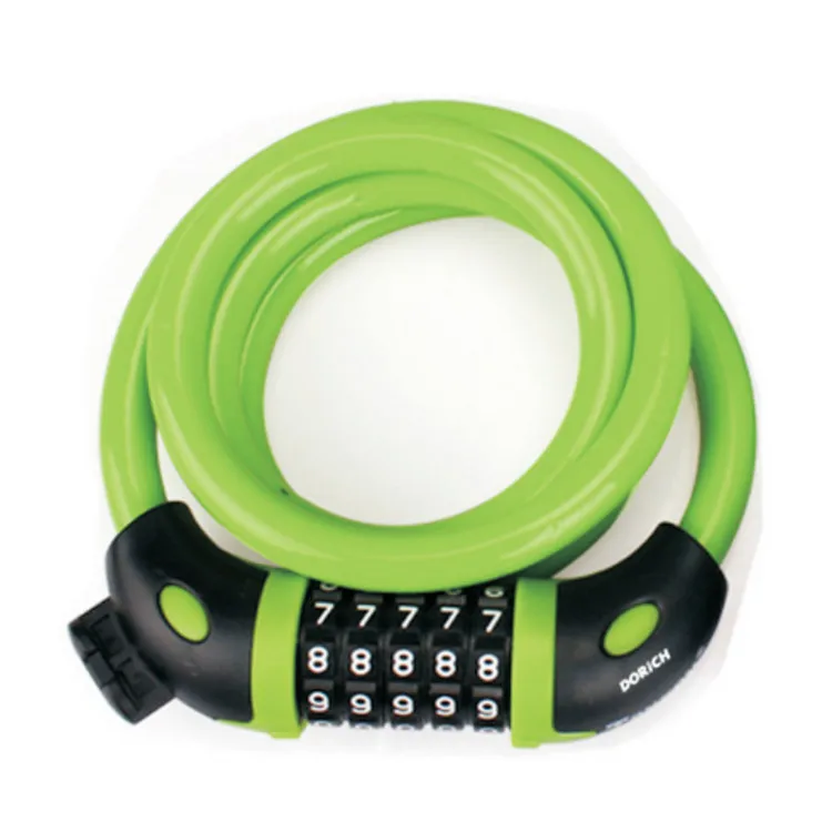 Security Password Combination digital Mini Steel Spiral Cable Sport Bike locks 12cm Colorful Lock Mountain Bike