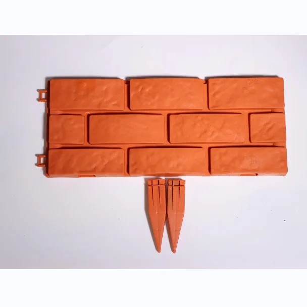 Garden Black Plastic Mini lawn fence Picket Rejas Para Balcones Modernos Decorative Fencing Panels