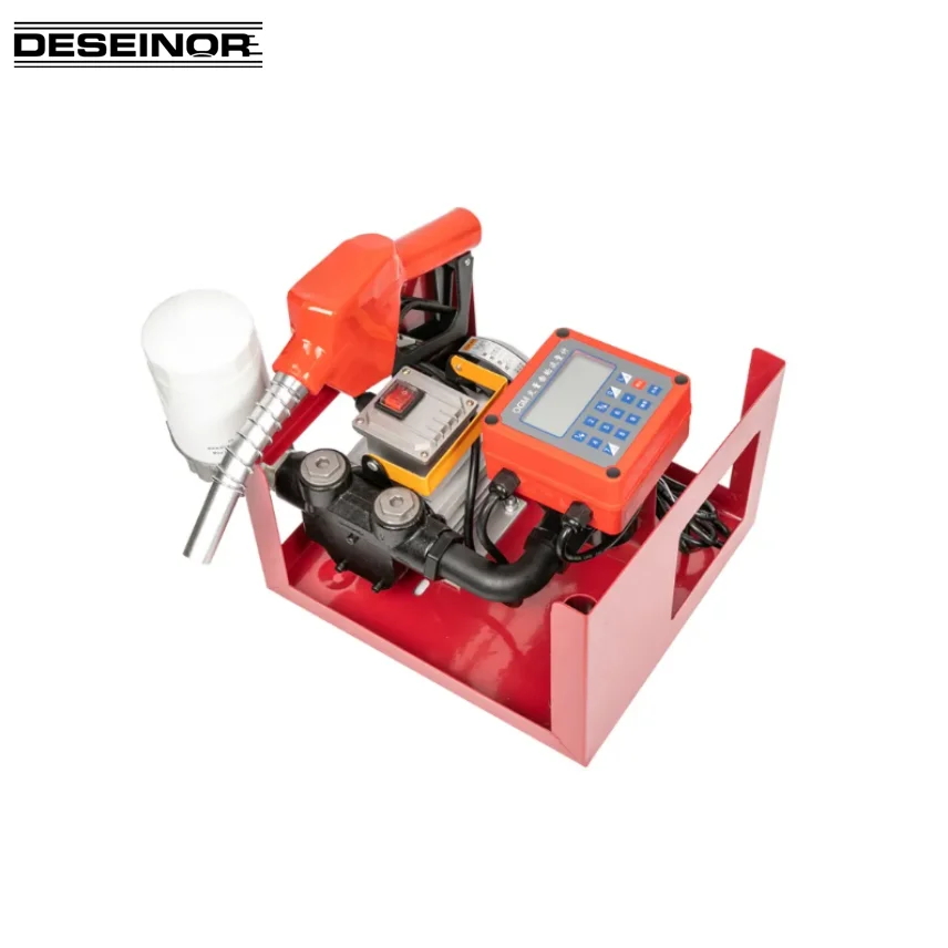 DESEINOR Large flow 12V 110V 220V Self priming electric diesel oil fuel transfer pump 300LPM