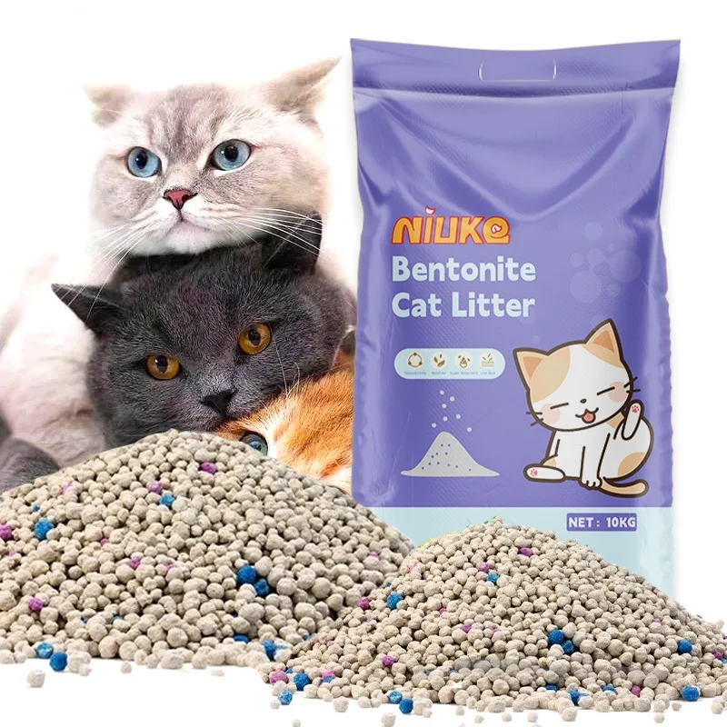 OEM Hot Selling Low Dust Cat Litter Bentonite Soybean Charco Mix