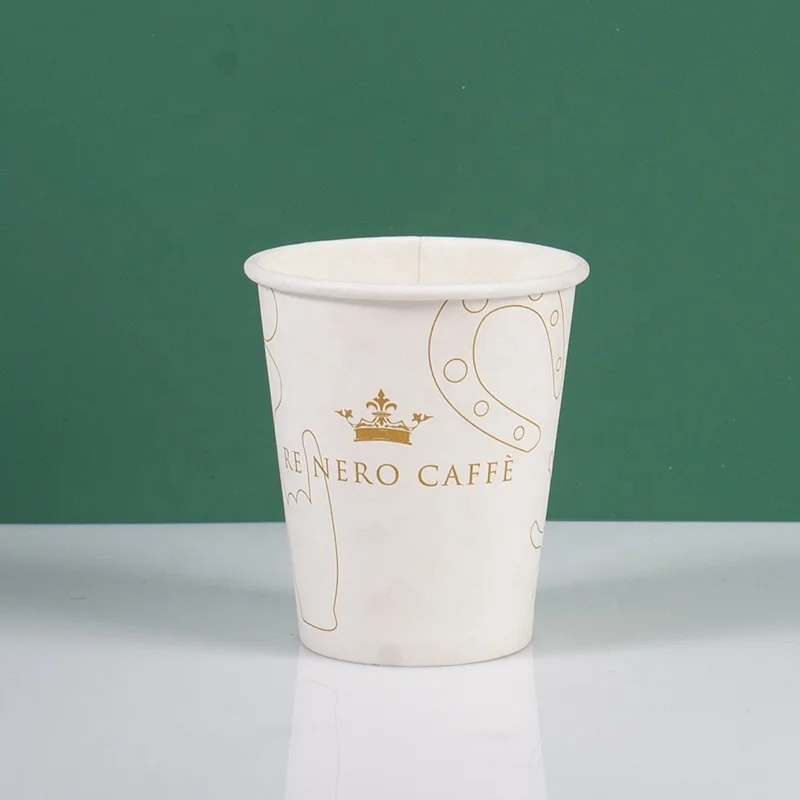 Kraft PLA Disposable Paper Cups for Food Water Carbonated Drinks Coffee Packaging Pe Paint Coat Food Packaging